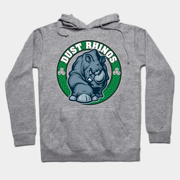 Dust Rhinos Team Logo Hoodie by Dust Rhinos Swag Store